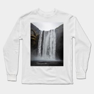 Waterfall in Iceland Long Sleeve T-Shirt